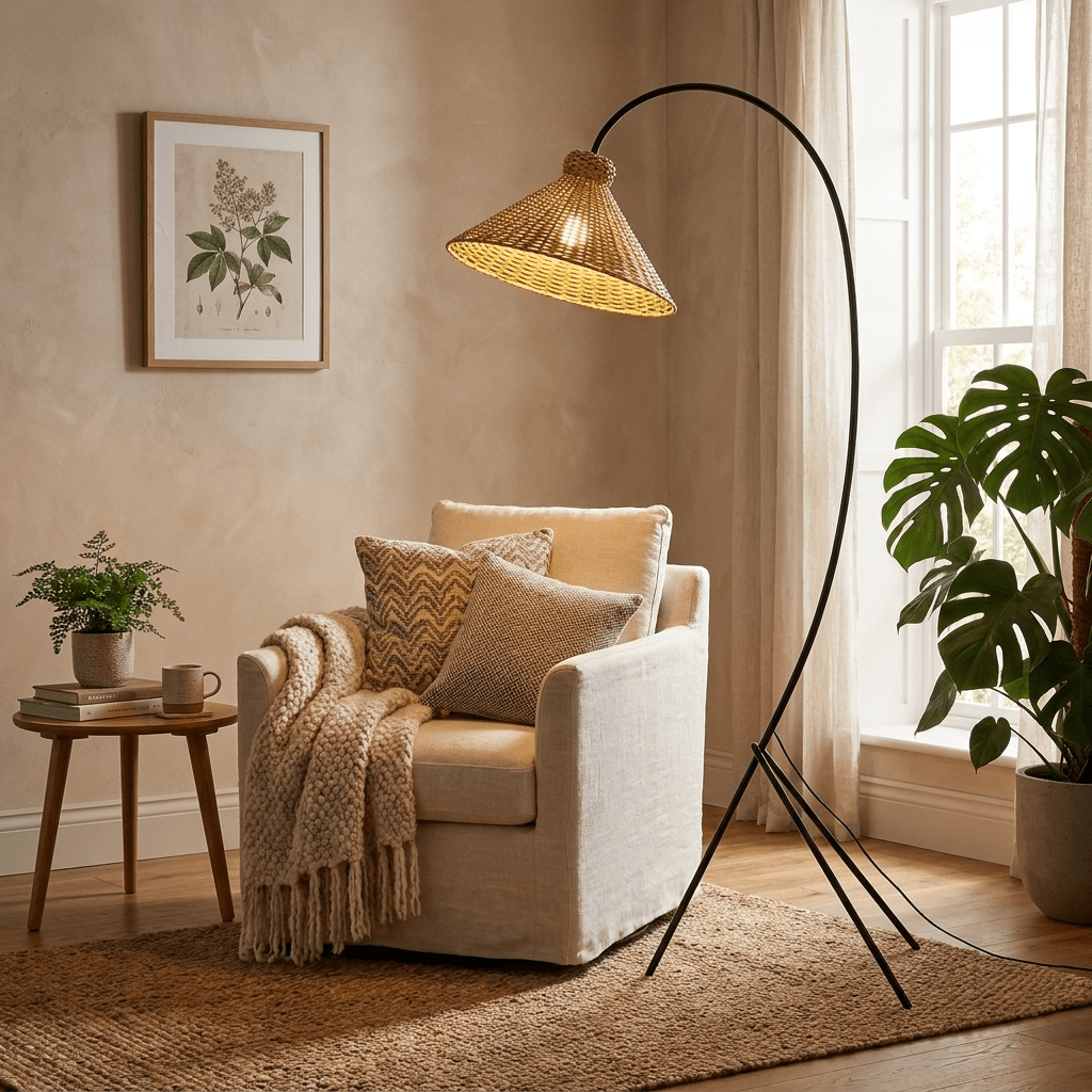 Lampa podłogowa Tana Woven
