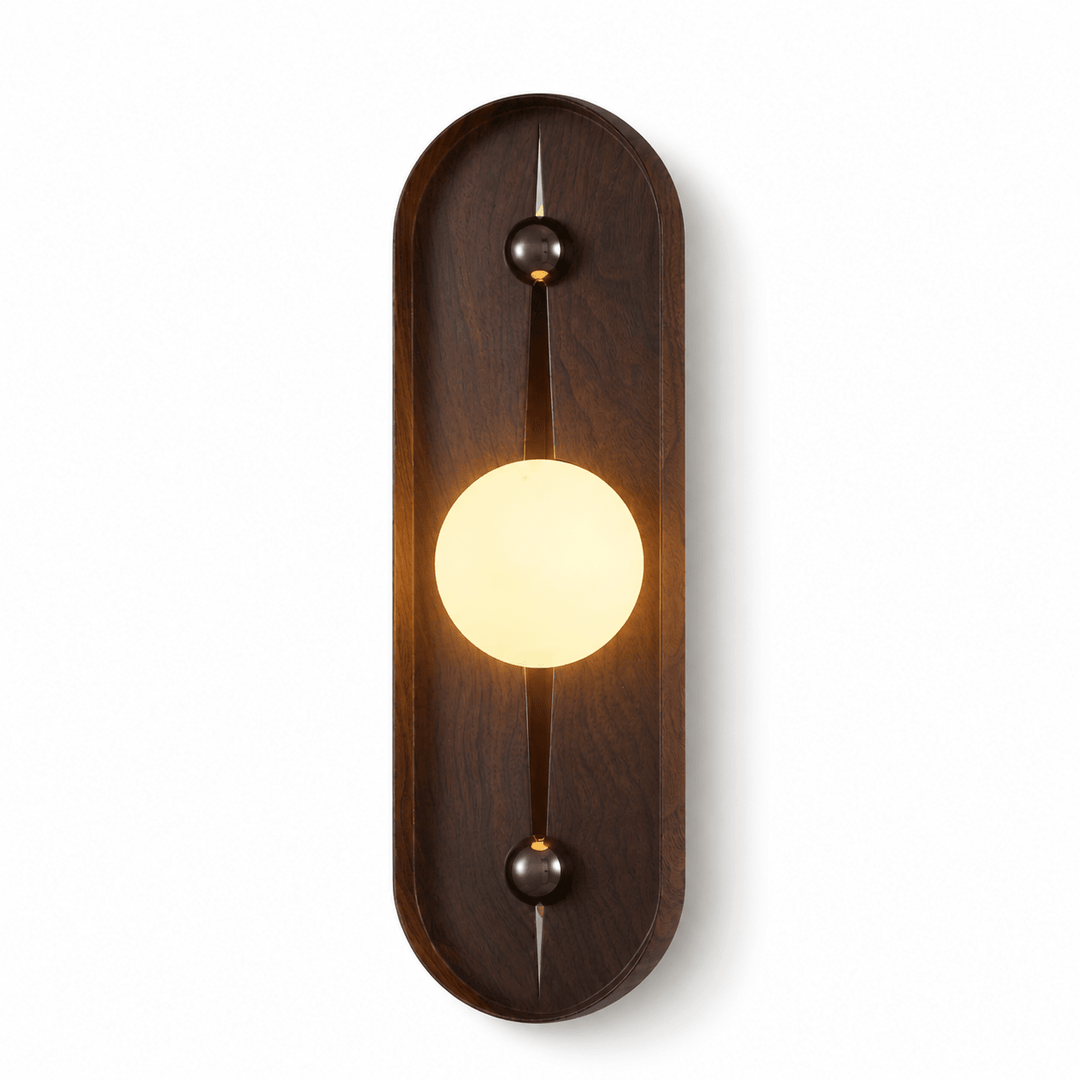 Lampa Ścienna Bezel Alabaster