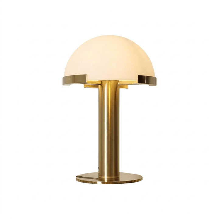 Elegancka Lampa Stołowa Alabastrowa