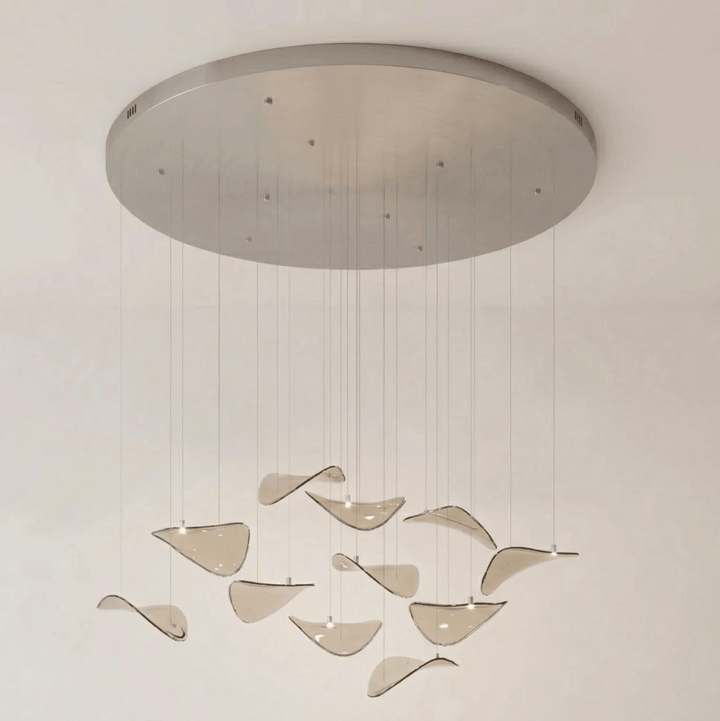 Lampa wisząca "Falujący Liść"