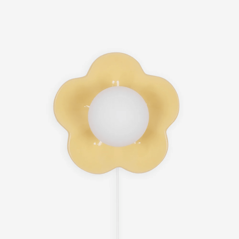 Lampa ścienna z wtyczką La fleur