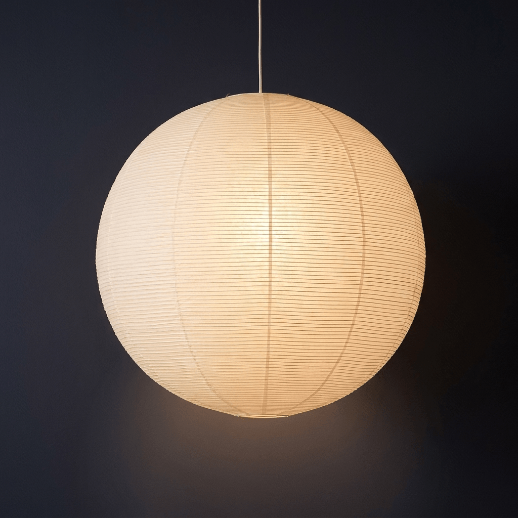 Lampa wisząca z papieru Washi - seria okrągła