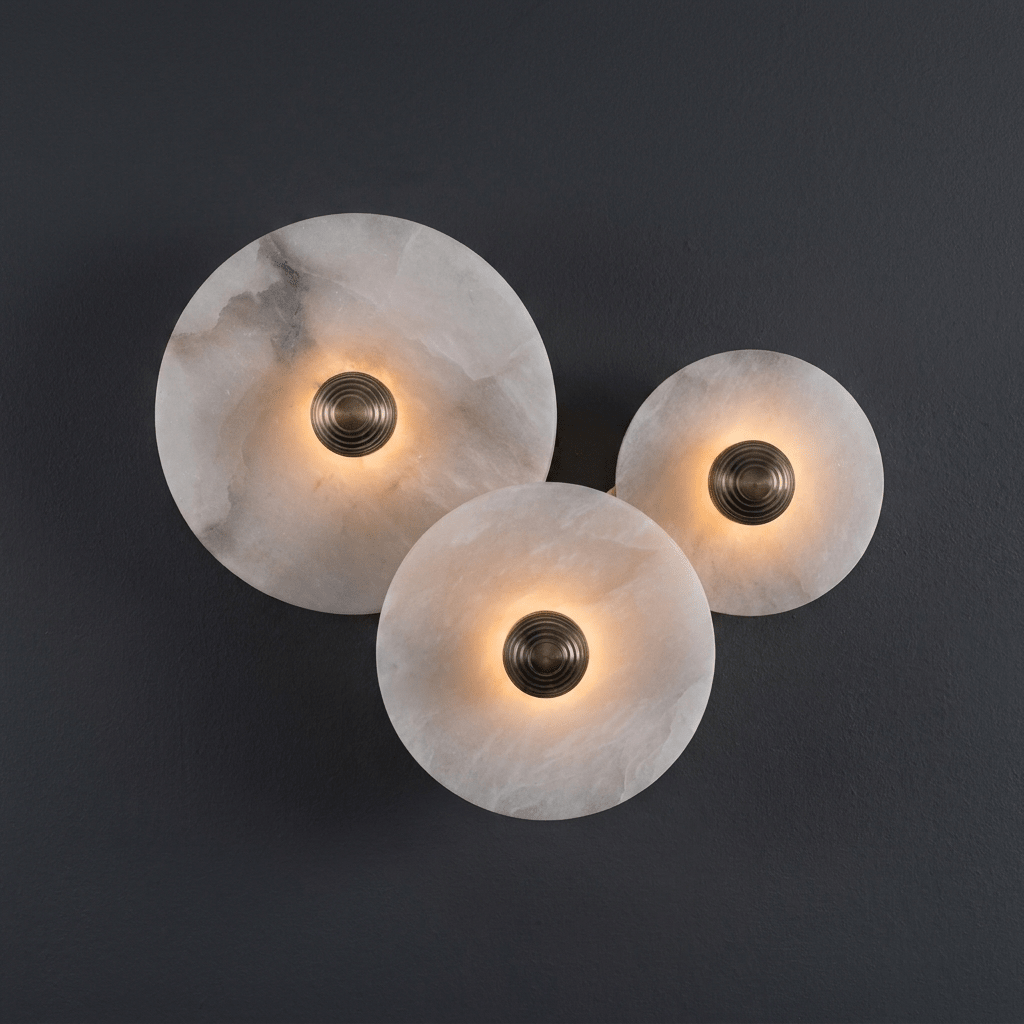 Lampa Ścienna Nayra Alabaster