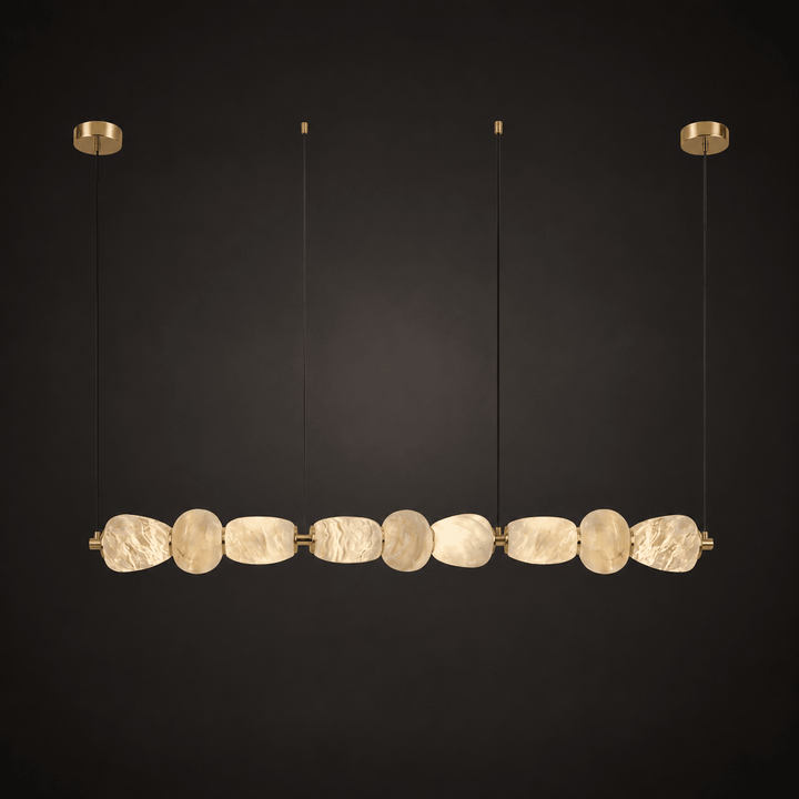 Lampa wisząca Alabaster Pebble Linear
