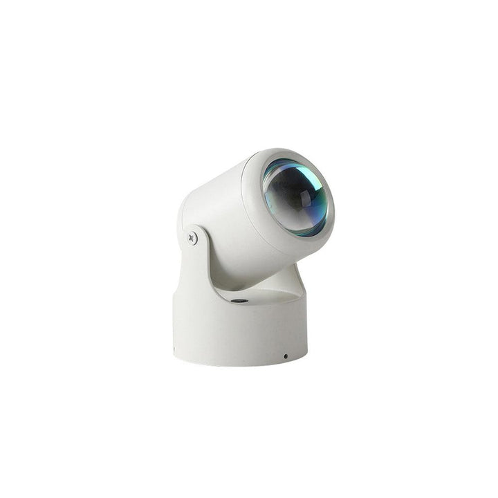 Lampa Stołowa LED z Projekcją Zachodu Słońca