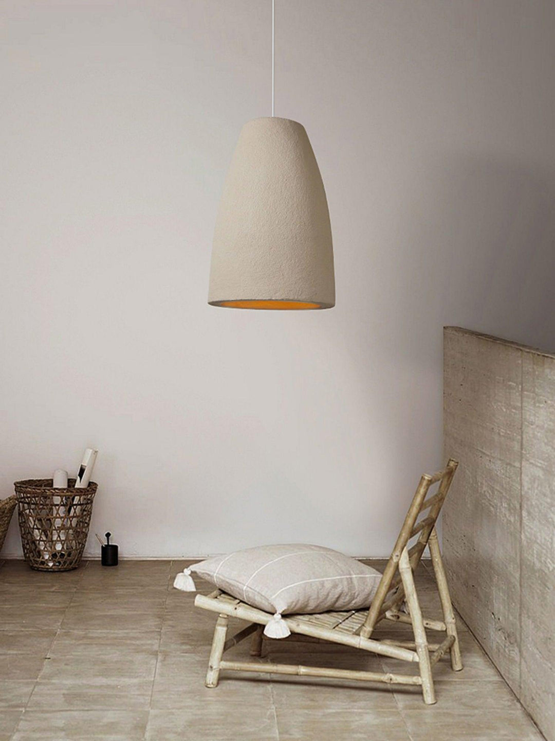 Lampa wisząca w kształcie beczki