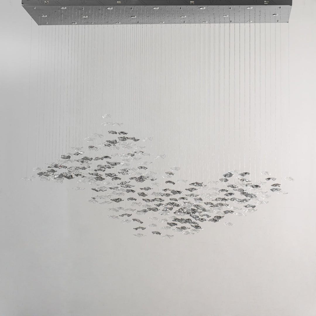 Lampa wisząca z szklanymi wisiorkami Tidal Art