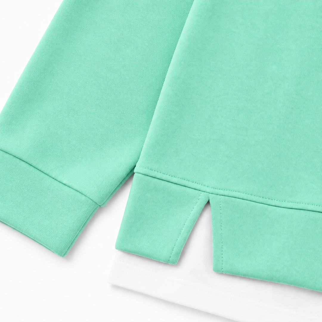 Wearbella – Zestaw z bluzą z bocznymi rozcięciami i dresami