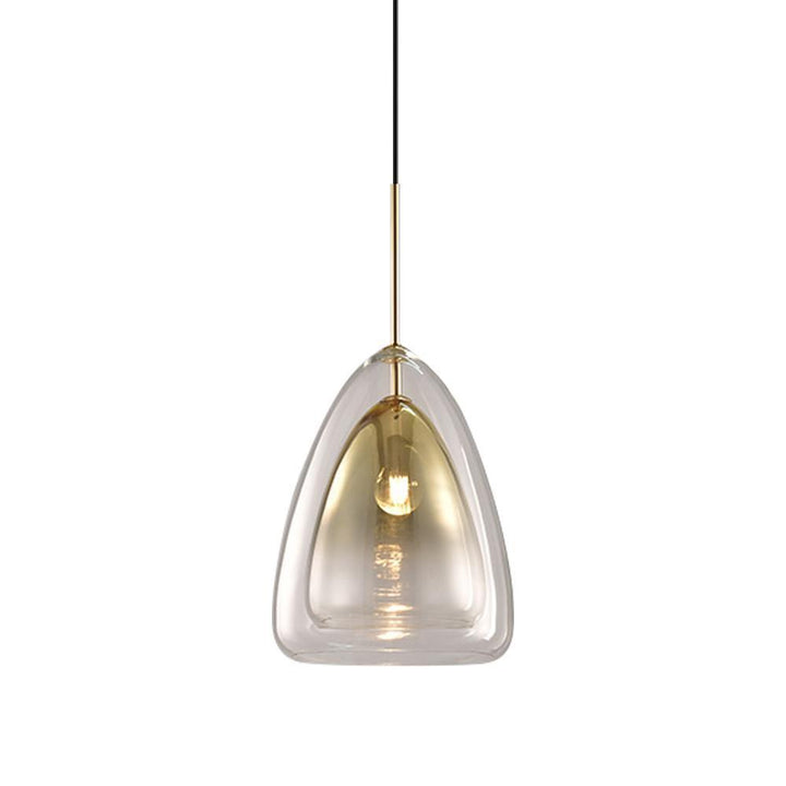 Futurystyczna Lampa Wisząca ze Szkła