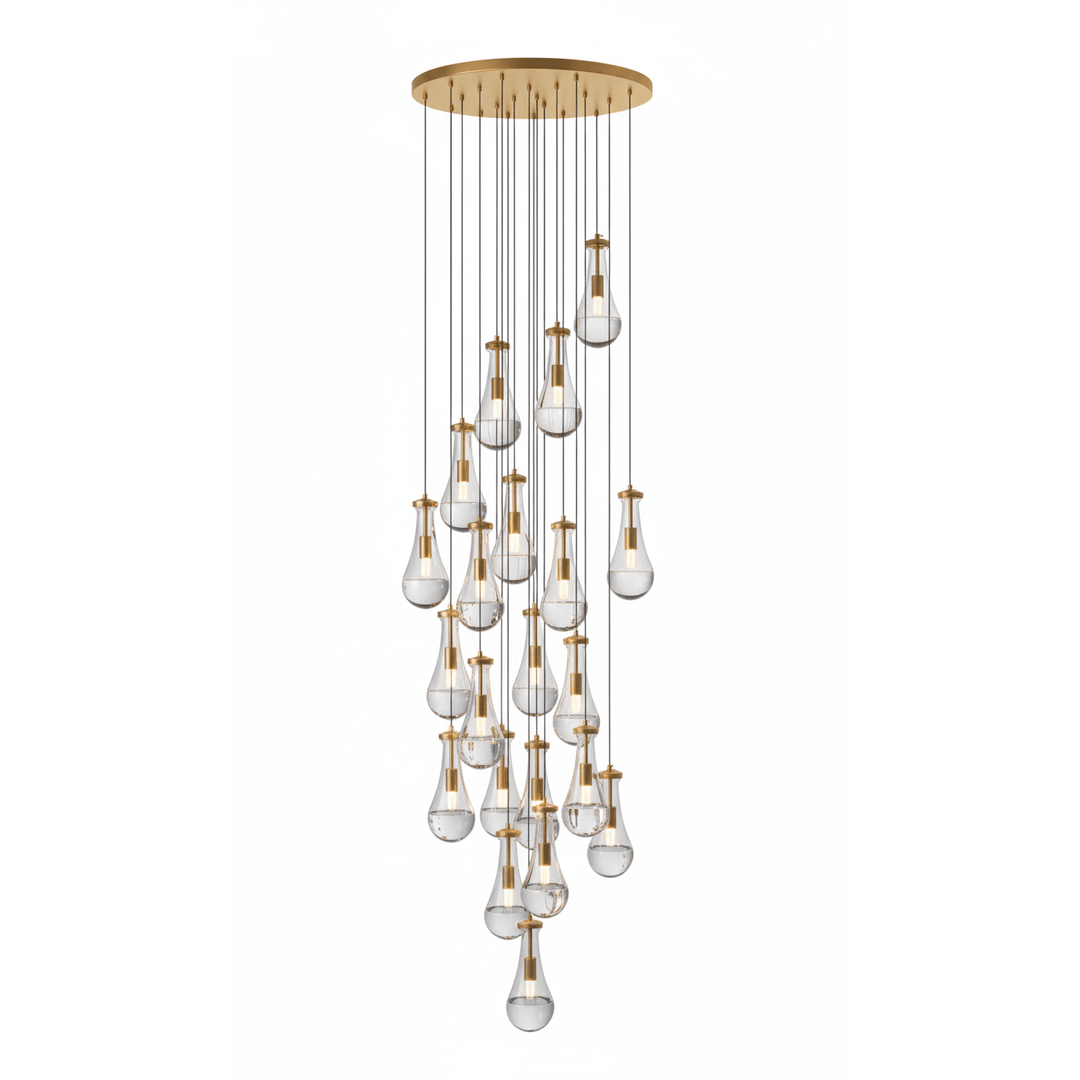 Lampa Wisząca Leontine ze Szkła
