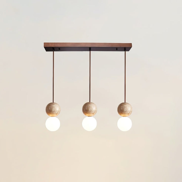 Lampa Wisząca Camille z Travertynu