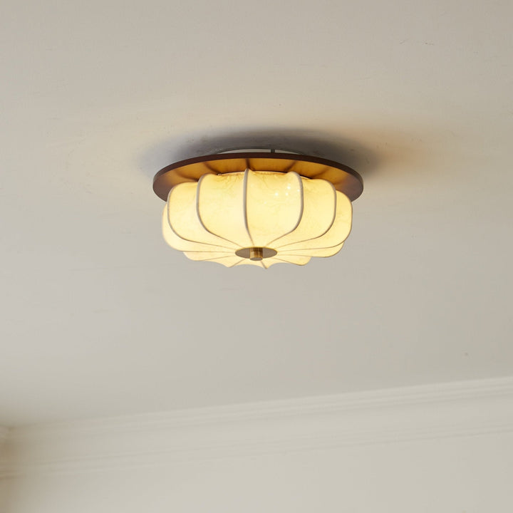 Lampa sufitowa Elowen z tkaniny