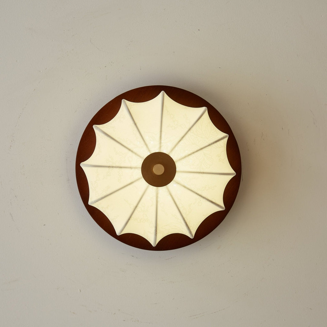 Lampa sufitowa Elowen z tkaniny
