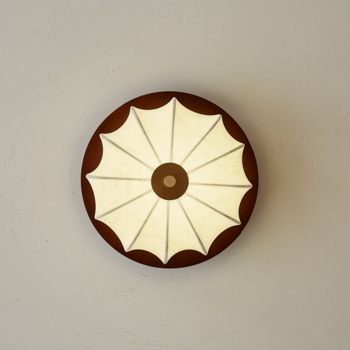Lampa sufitowa Elowen z tkaniny