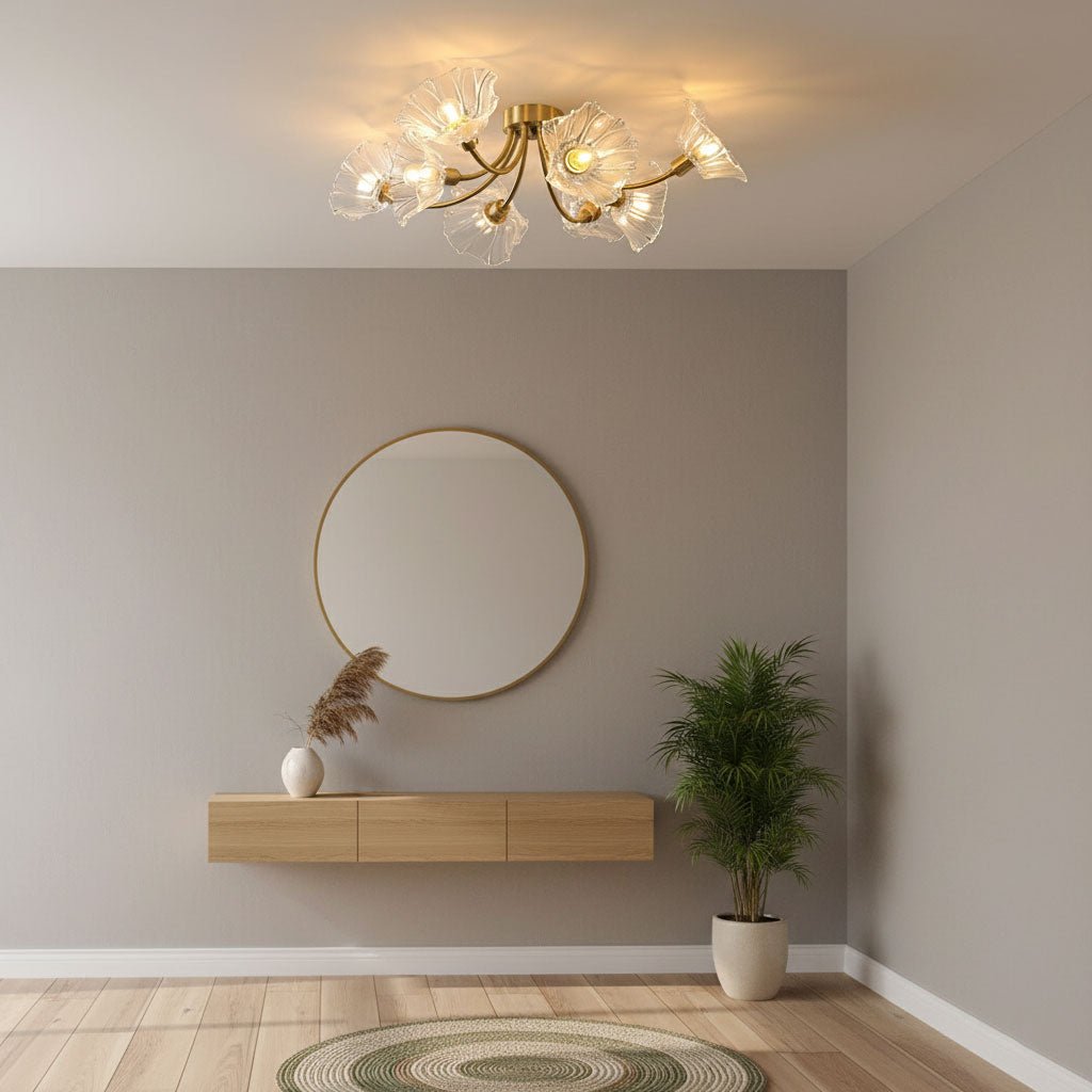Lampa sufitowa z szkła Kalin