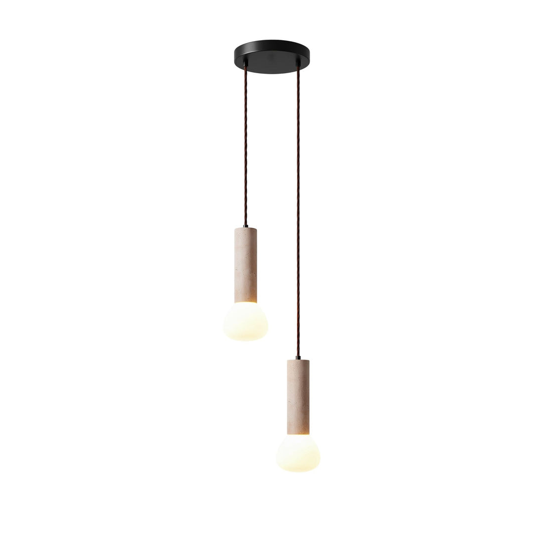 Lampa Wisząca z Travertynu Matchstick