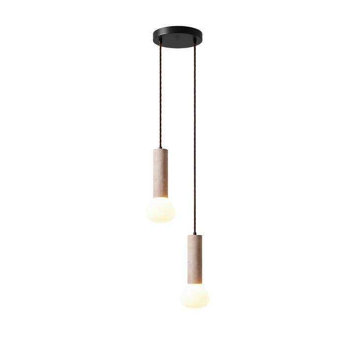 Lampa Wisząca z Travertynu Matchstick