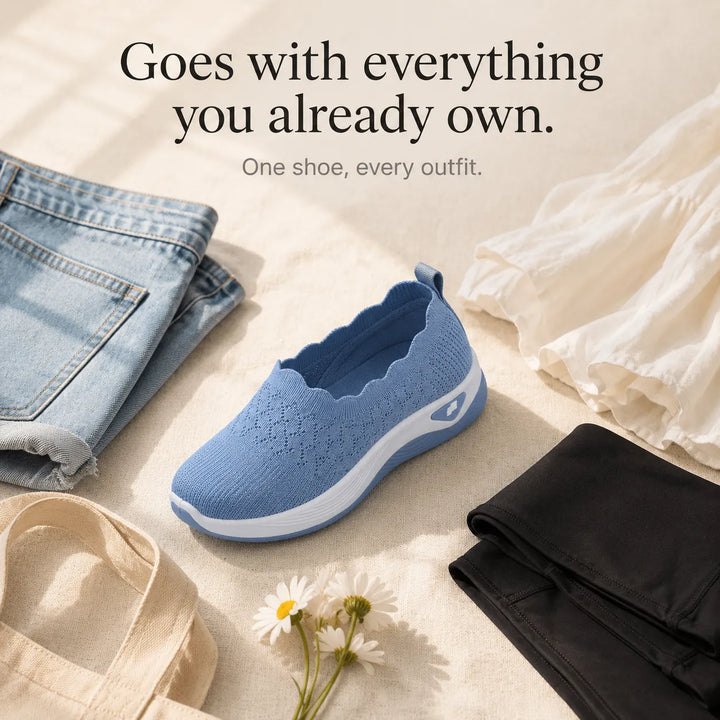 Wavella – Lekkie Buty Slip-On do Chodzenia dla Kobiet