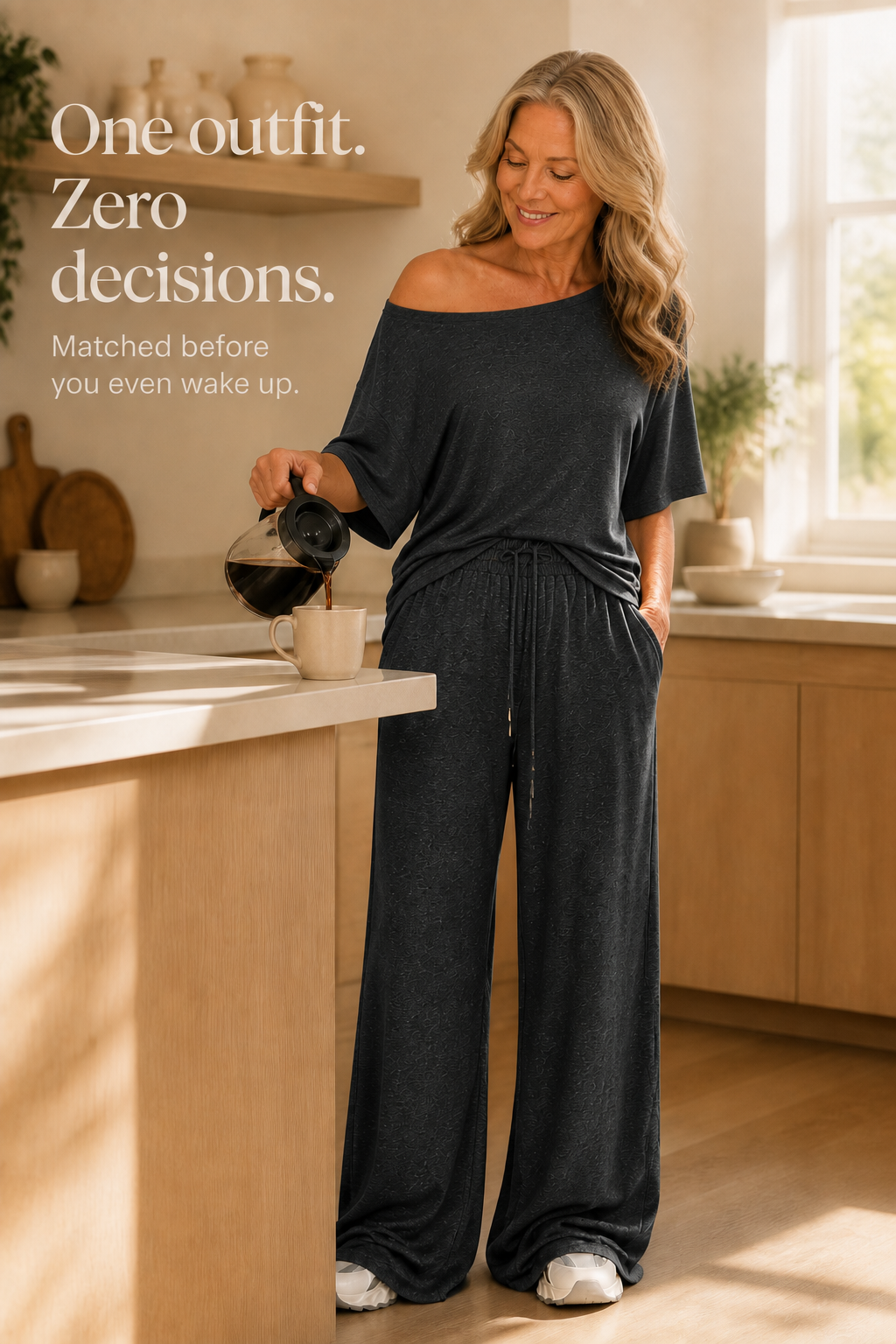 Wearbella – Zestaw z szerokimi nogawkami bez ramiączek