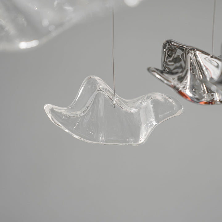 Lampa wisząca z szklanymi wisiorkami Tidal Art