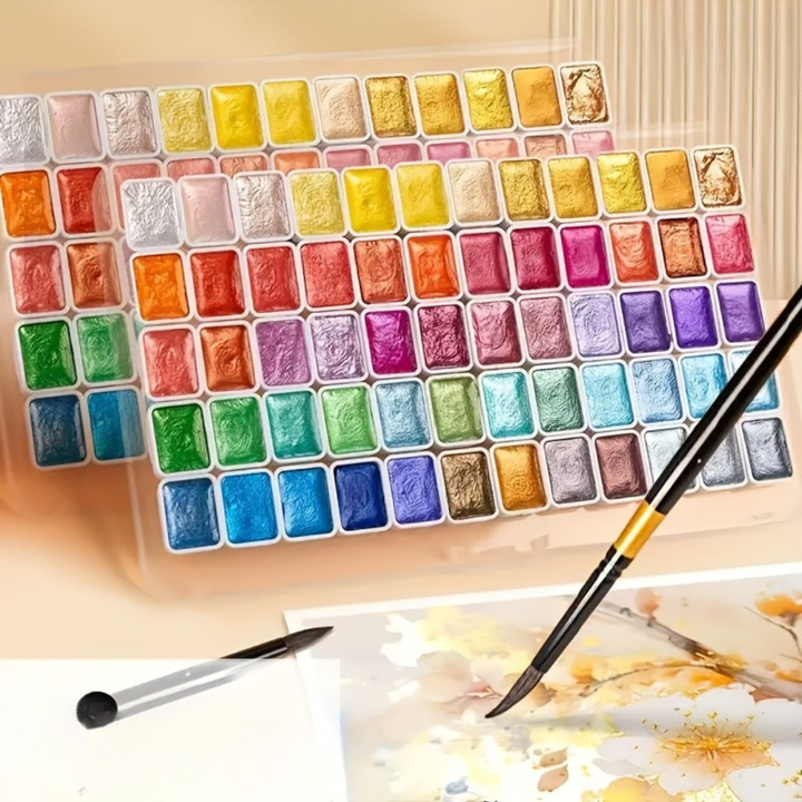 Artisyn - Zestaw farb akwarelowych w iryzującym kolorze