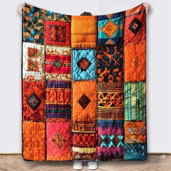 Purrfecto – Odwracalny koc flanelowy z dziewięcioma śpiącymi kotami