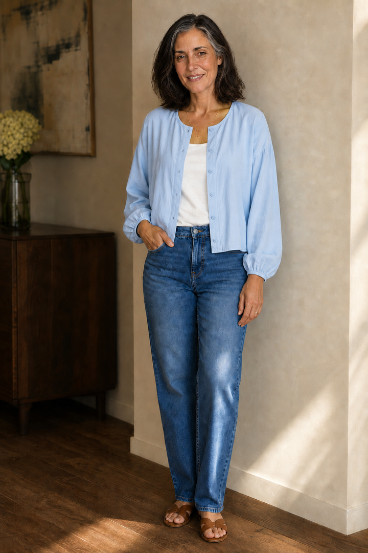 Wearbella – Luźna koszula z guzikami