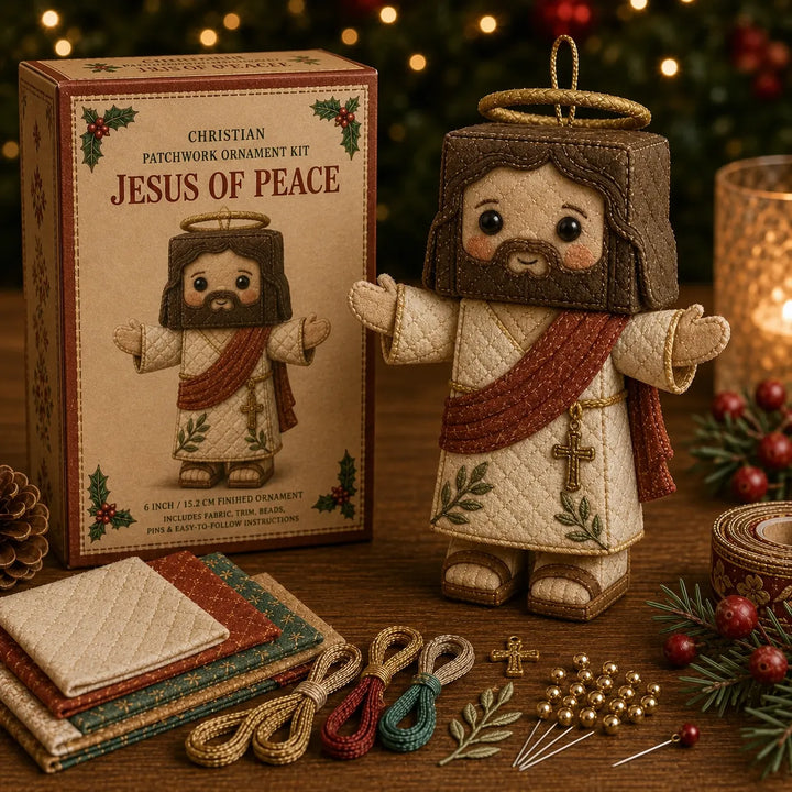 Faithcraft – Zestaw do tworzenia ornamentu Bożonarodzeniowego bez szycia
