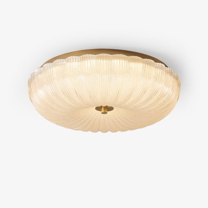 Szklana lampa sufitowa Ripple