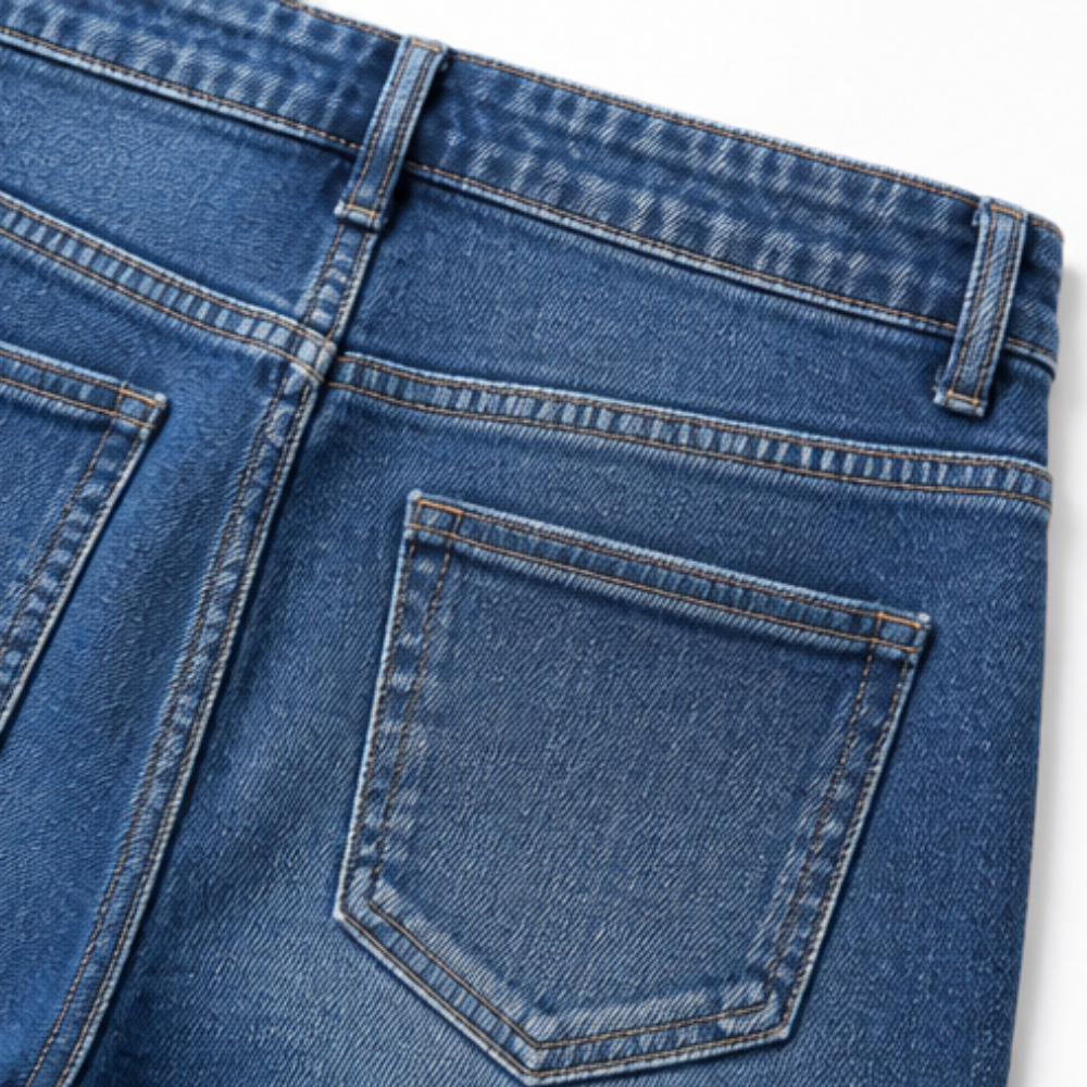 Denvie – Damskie jeansy z wysokim stanem i prostymi nogawkami
