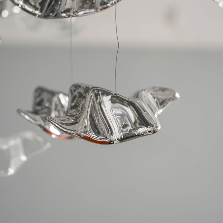 Lampa wisząca z szklanymi wisiorkami Tidal Art