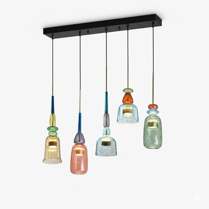 Kolorowa Lampa Wisząca z Cukierkami