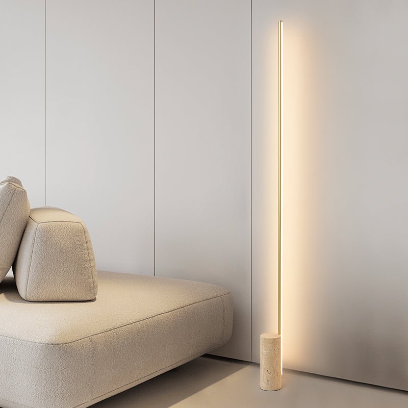 Lampa podłogowa w geometrycznym stylu