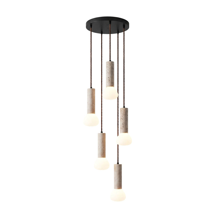 Lampa Wisząca z Travertynu Matchstick