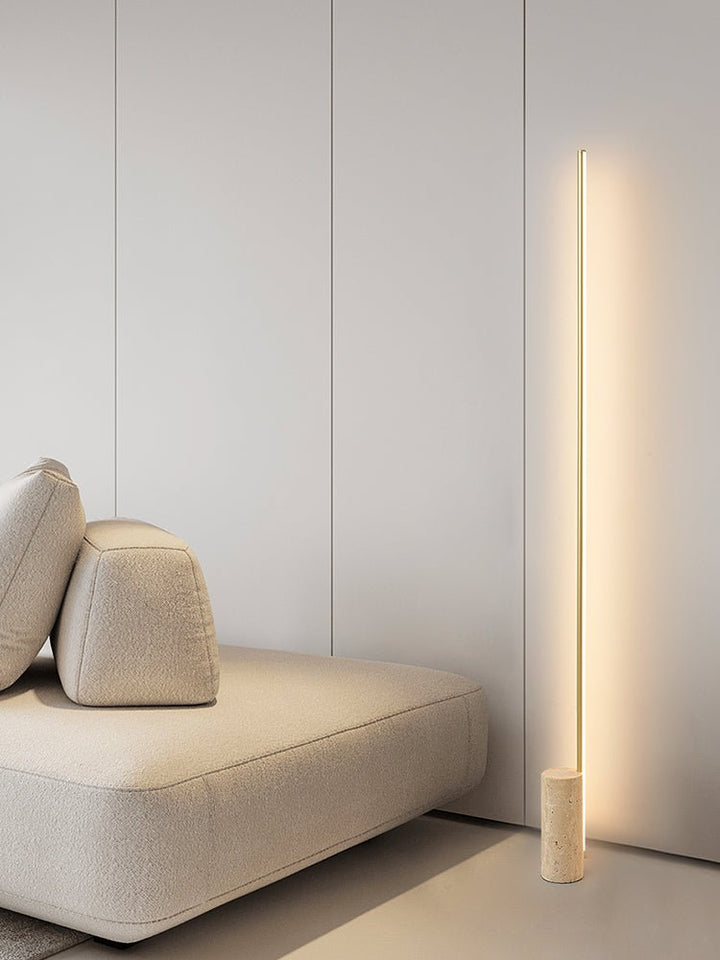 Lampa podłogowa w geometrycznym stylu