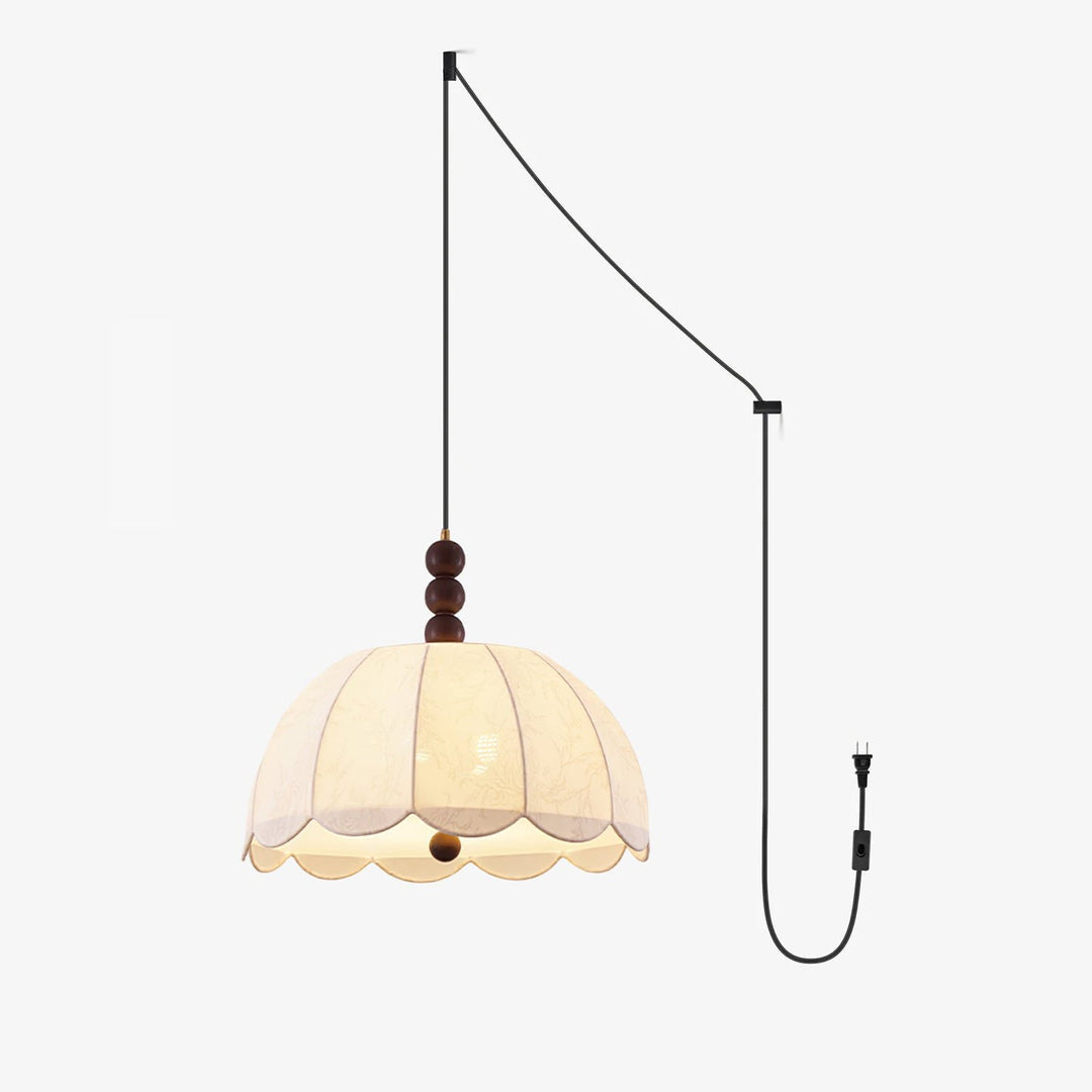 Lampa wisząca z tkaniny Blossom
