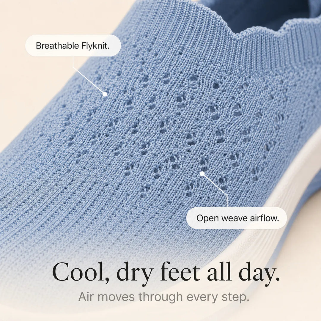 Wavella – Lekkie Buty Slip-On do Chodzenia dla Kobiet