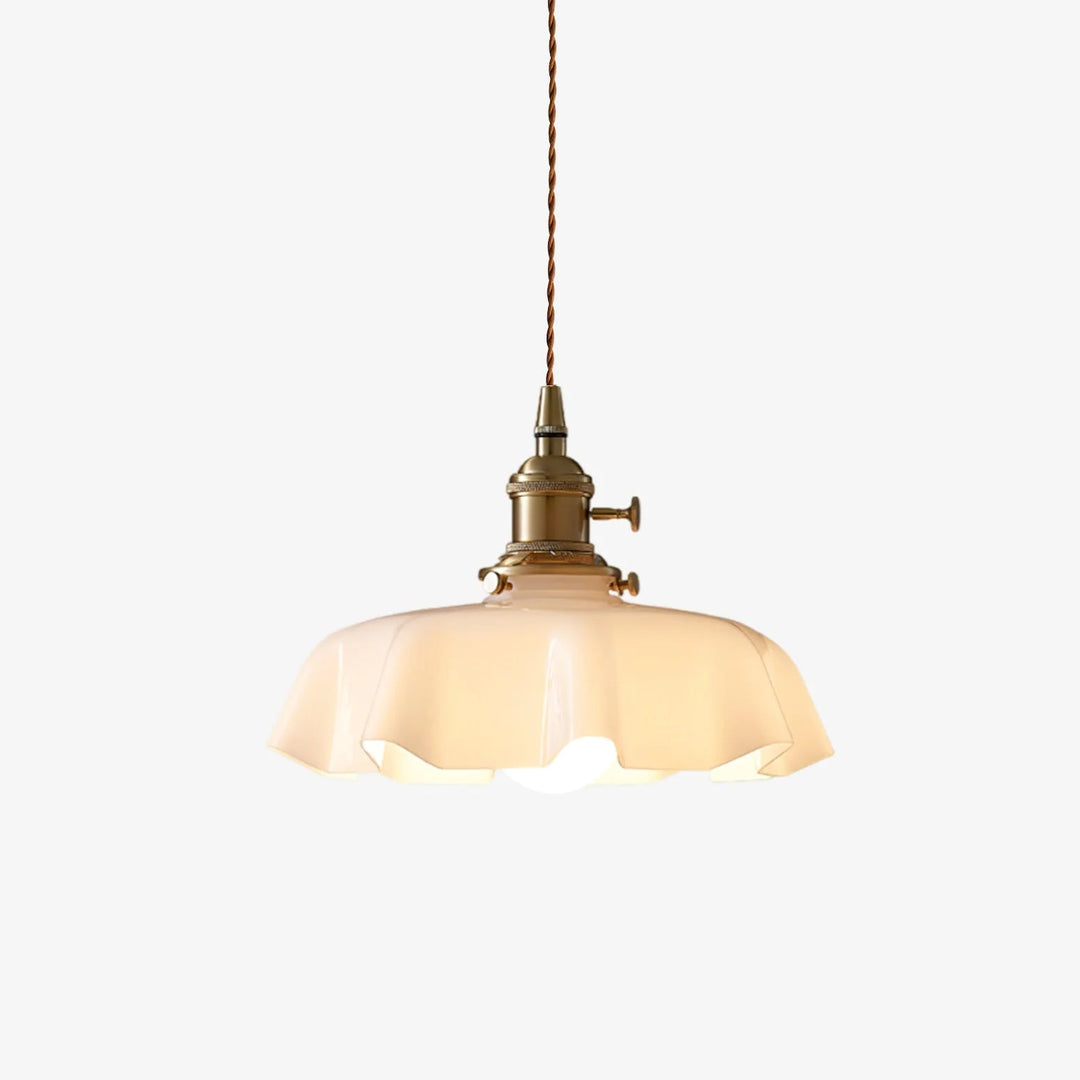 Francuska Lampa Wisząca Kwiatowa