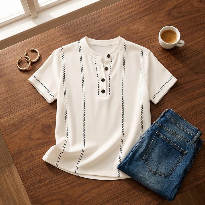 Lunavia – Damska bluzka Henley
