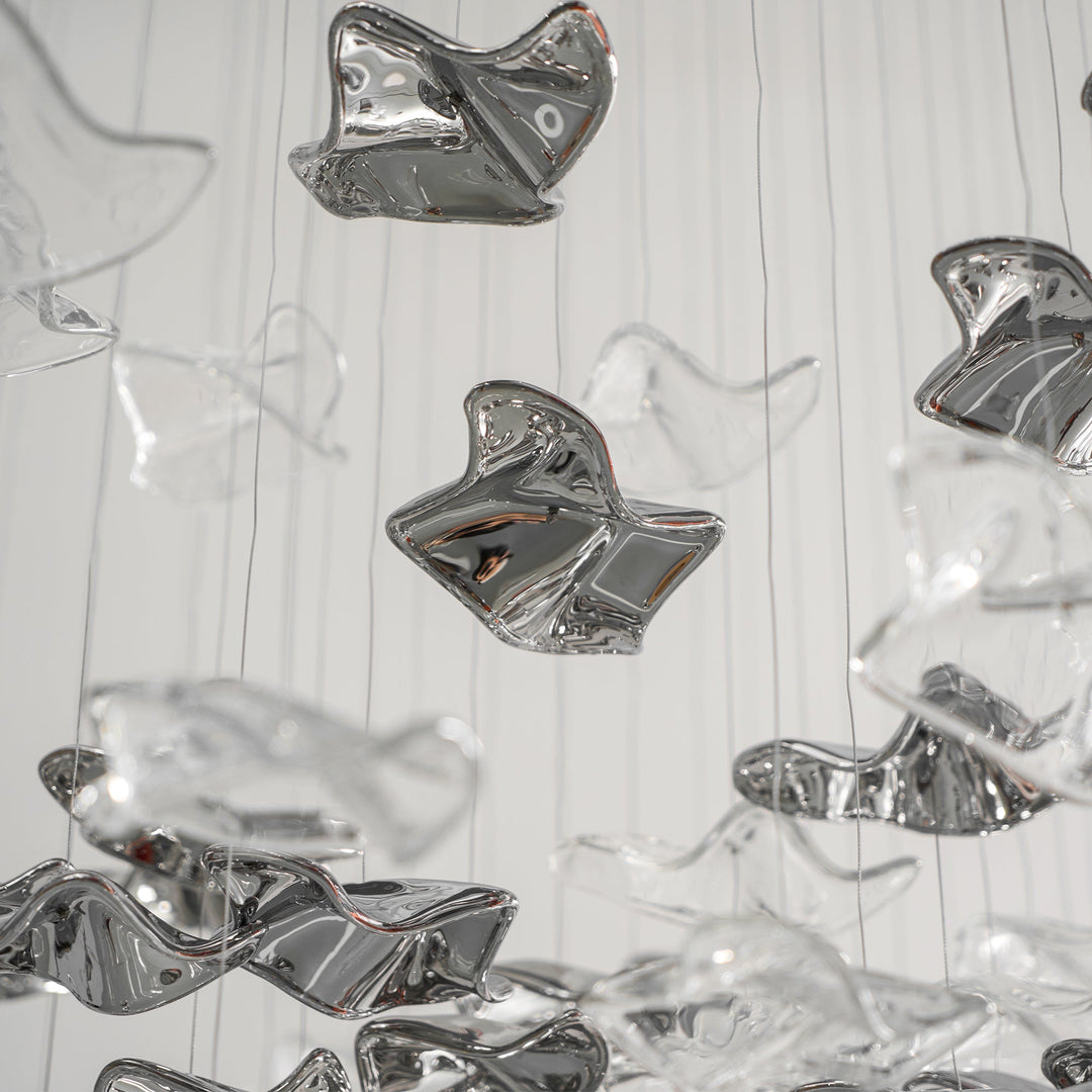 Kryształowy Żyrandol Tidal Art Glass