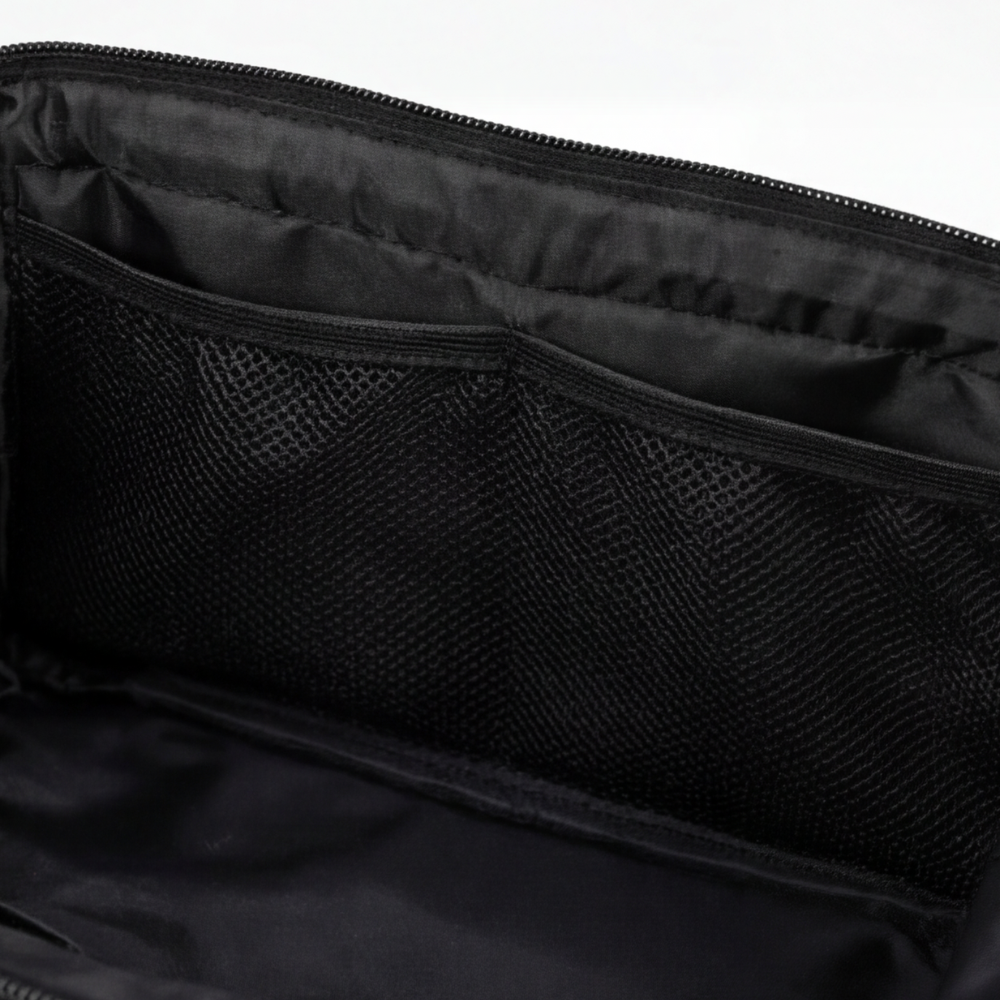 TidyPack - Podwójna torba na kosmetyki z szerokim otwarciem