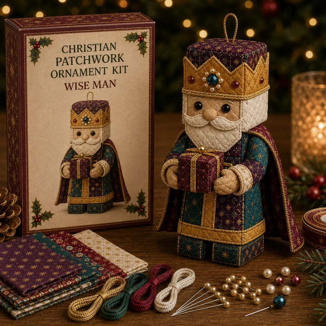 Faithcraft – Zestaw do tworzenia ornamentu Bożonarodzeniowego bez szycia