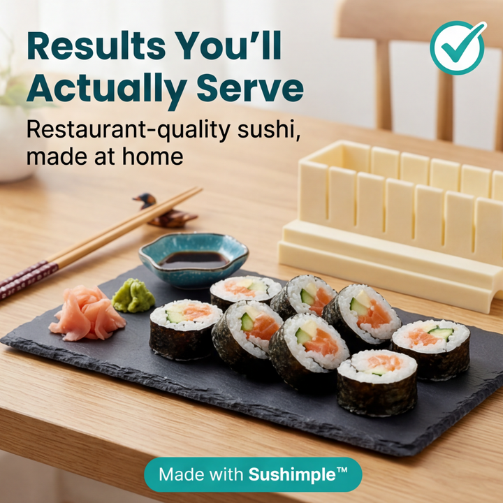 Sushimple - Zestaw do łatwego robienia sushi dla idealnych rolek