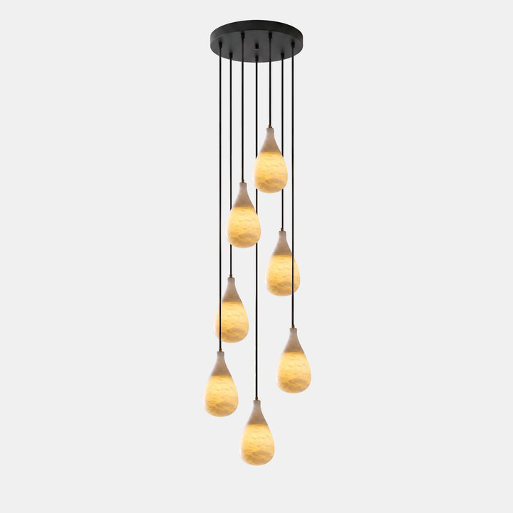Lampa wisząca Alabaster Raindrop