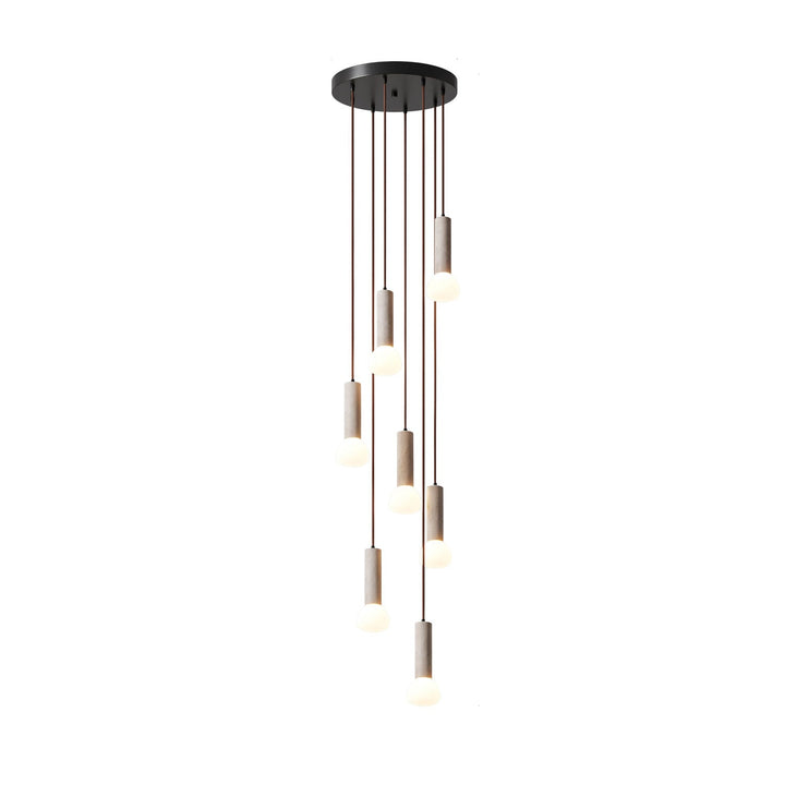 Lampa Wisząca z Travertynu Matchstick