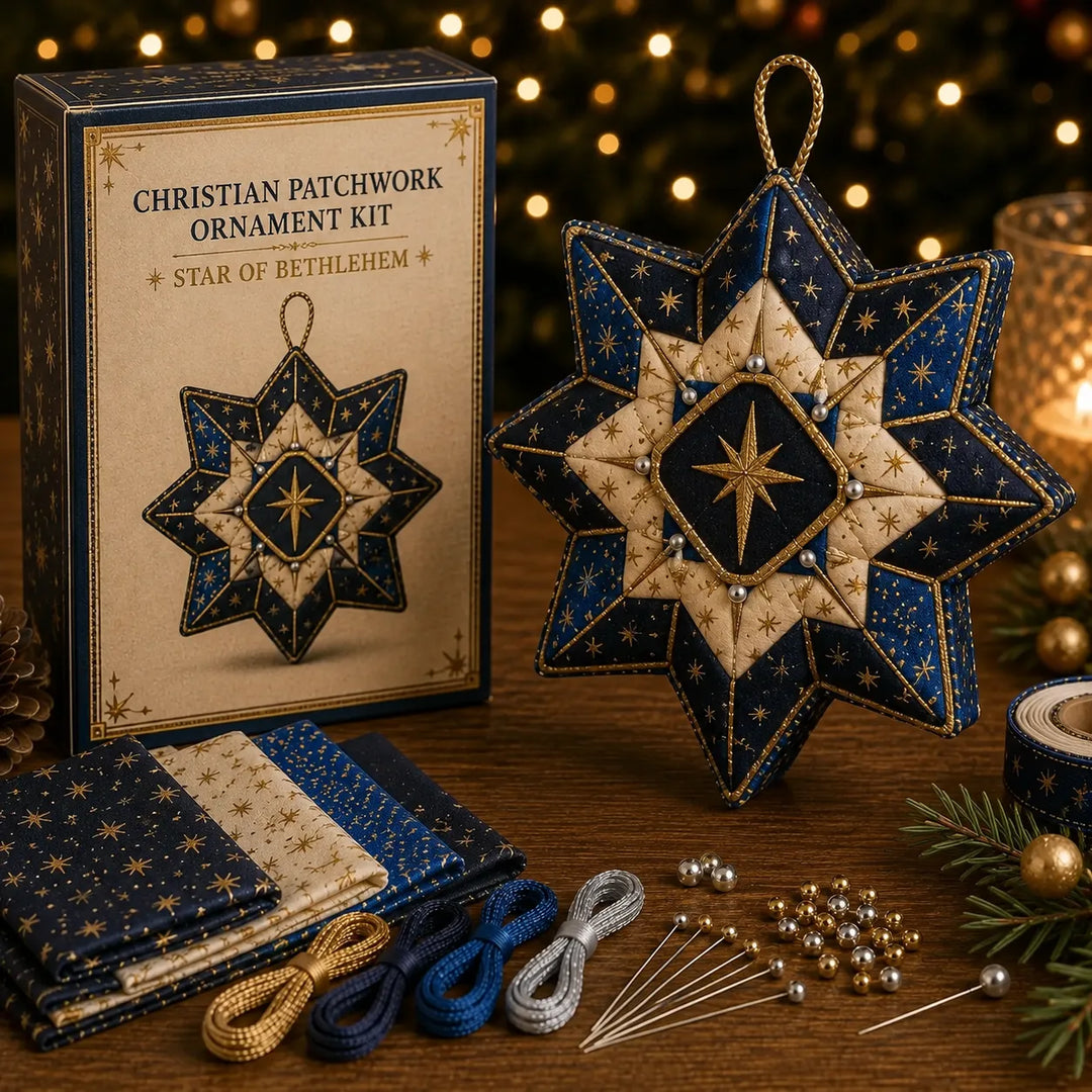 Faithcraft – Zestaw do tworzenia ornamentu Bożonarodzeniowego bez szycia