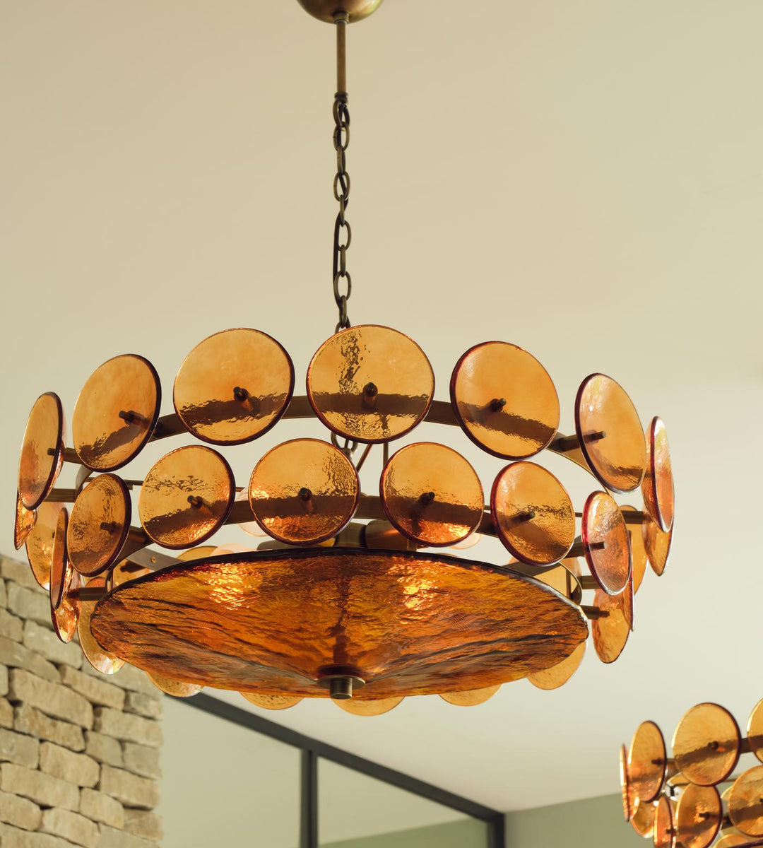 Żyrandol Solaris Disc Murano