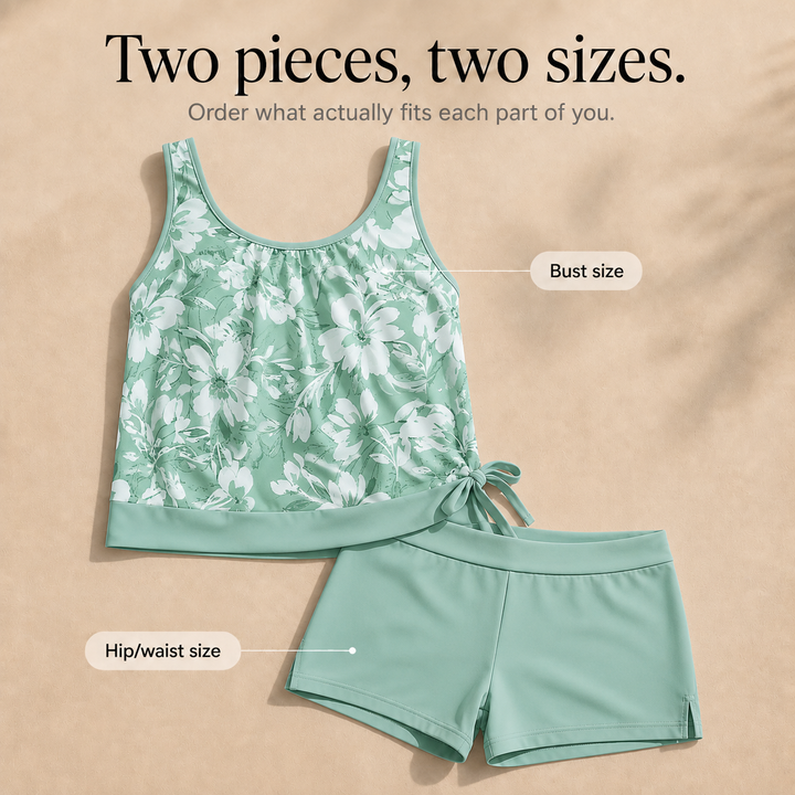 Wavelyn – Zestaw Tankini, Który Trzyma Się Z Każdego Kąta