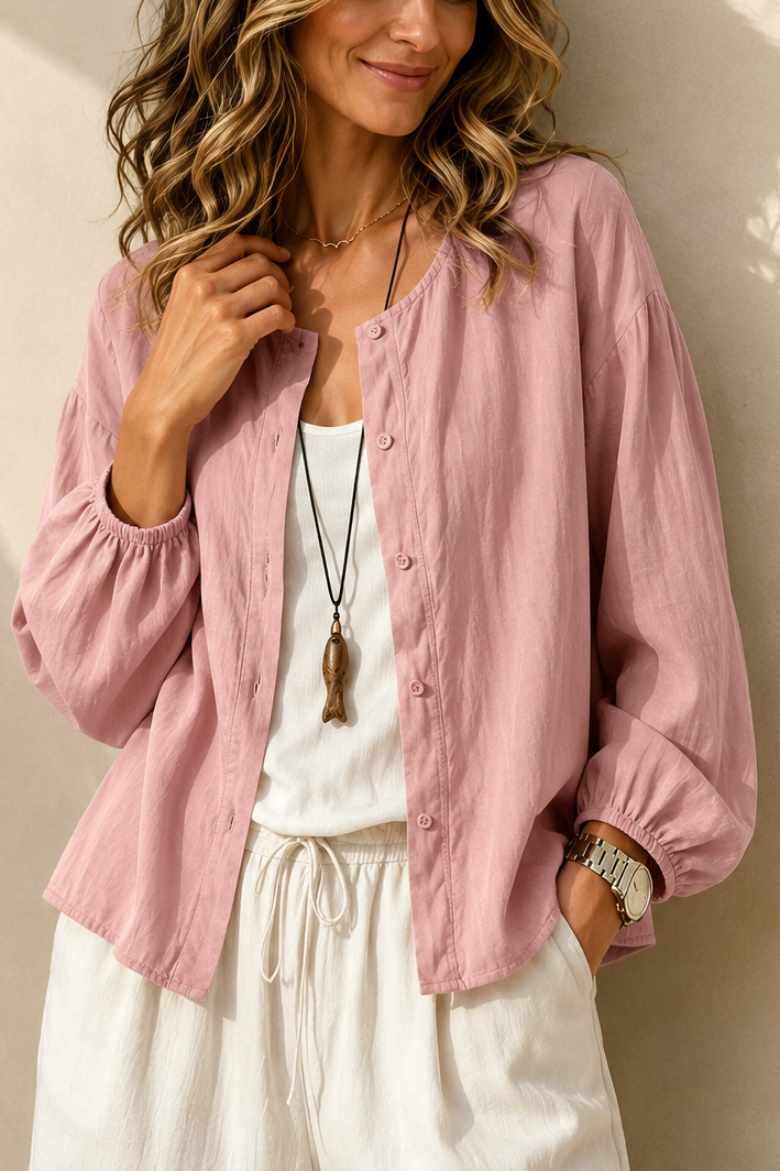 Wearbella – Luźna koszula z guzikami