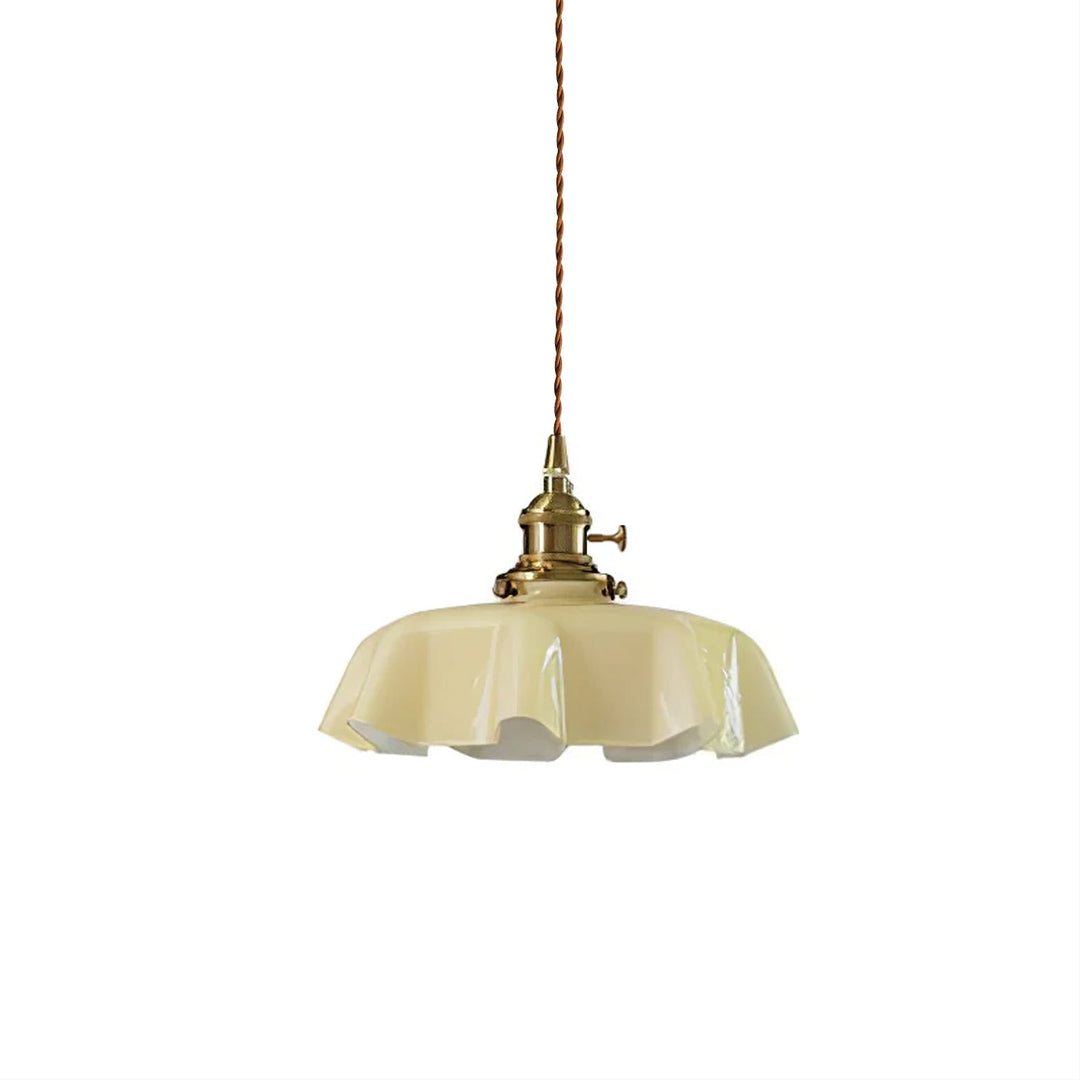 Francuska Lampa Wisząca Kwiatowa
